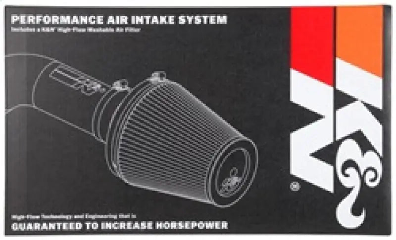 K&N 97-08 Ford E350/#450 Econoline V10-6.8L Black High Flow Performance Kit - Truck & Automotive