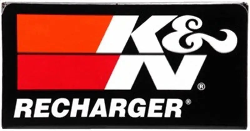 K&N Aerosol Oil Recharger Service Kit logo with bold red, orange, and white design elements.