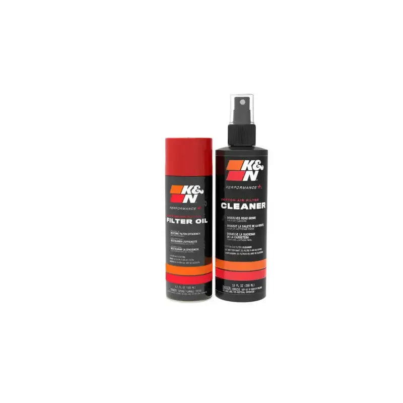 K&N Aerosol Oil Recharger Service Kit with filter oil and air filter cleaner.