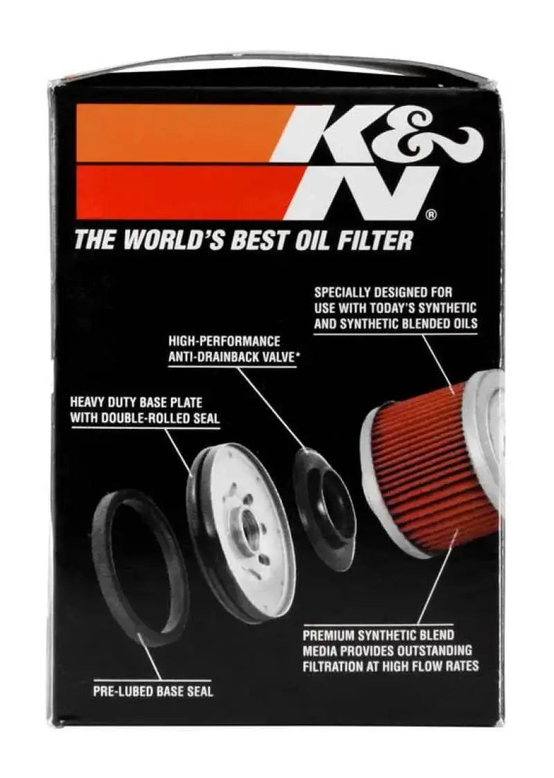K&N Arctic Cat 2.688in OD x 3.344in H Oil Filter - Truck & Automotive