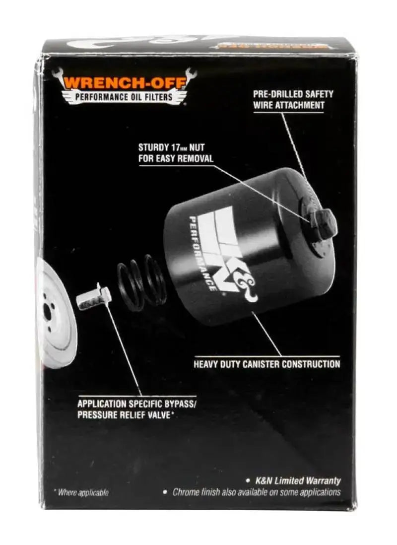 K&N Arctic Cat 2.688in OD x 3.344in H Oil Filter - Truck & Automotive