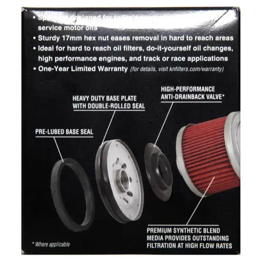 K&N BMW 3.031in OD x 3.531in H Oil Filter - Truck & Automotive