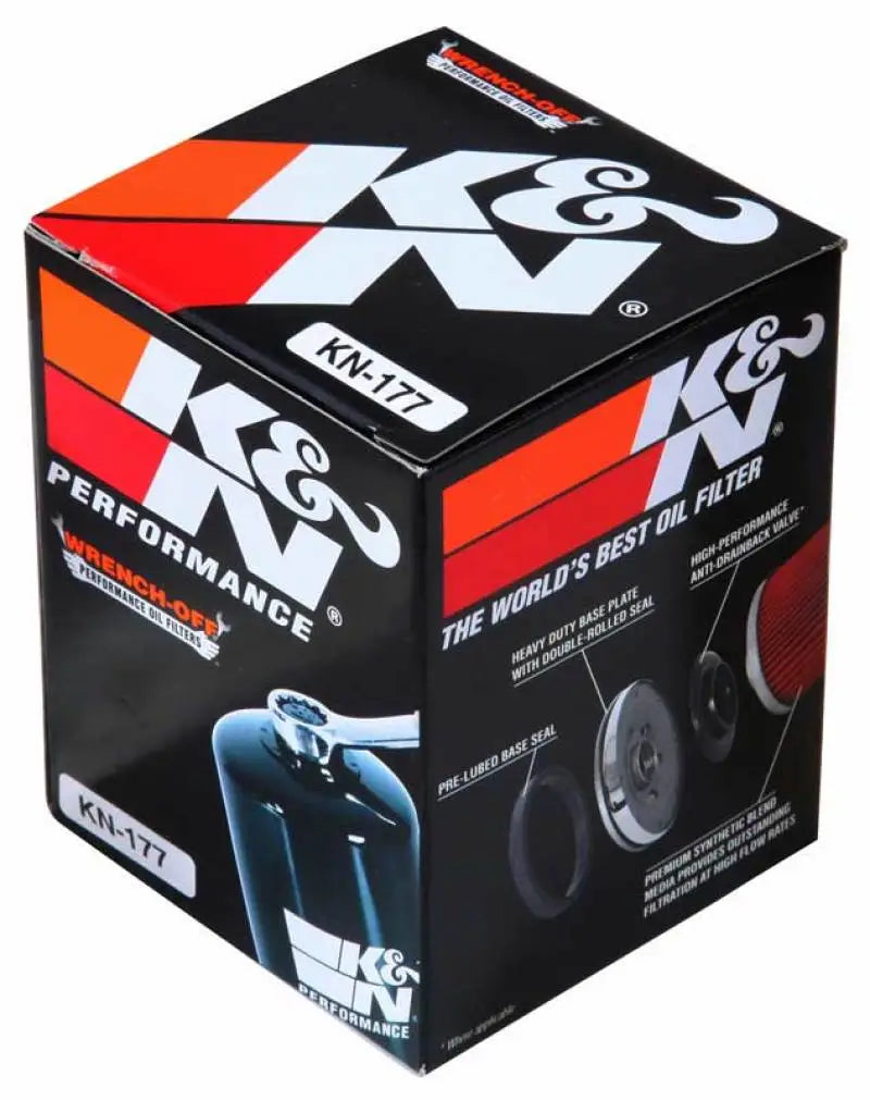 K&N Buell 2.563in OD x 2.969in H Oil Filter - Truck & Automotive