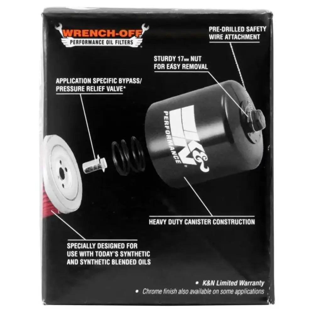 K&N Buell 2.563in OD x 2.969in H Oil Filter - Truck & Automotive