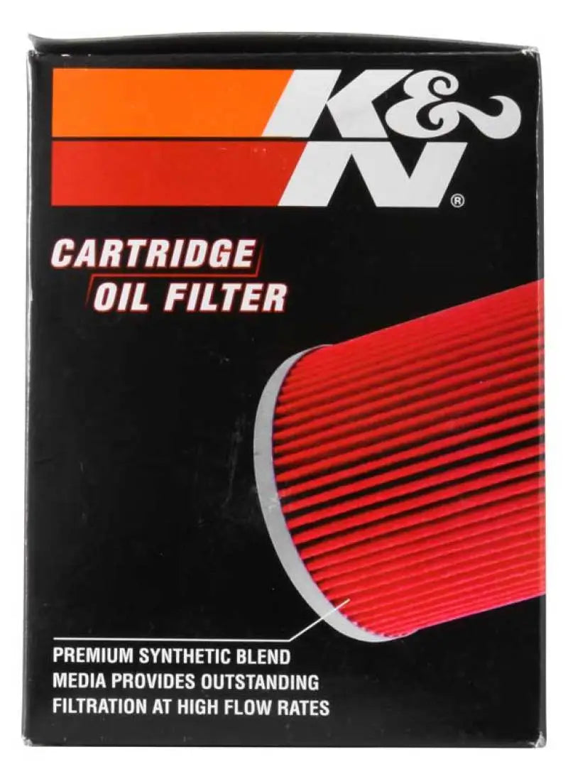 K&N cartridge oil filter.