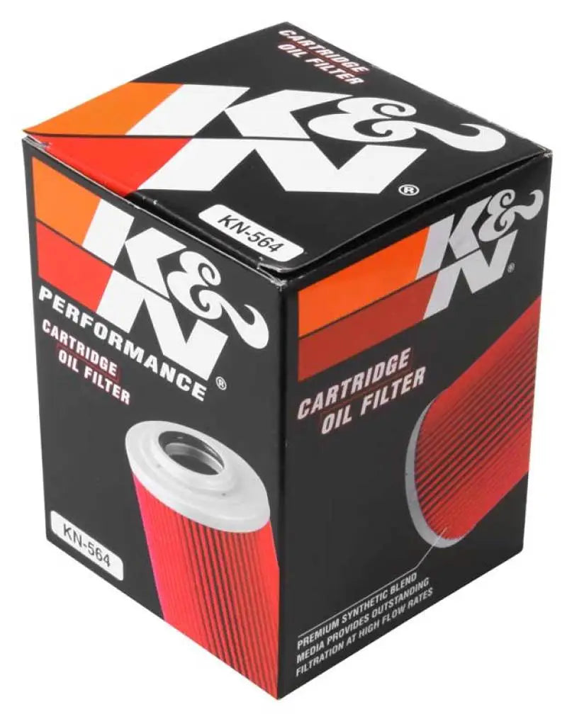 K&N cartridge oil filter box.