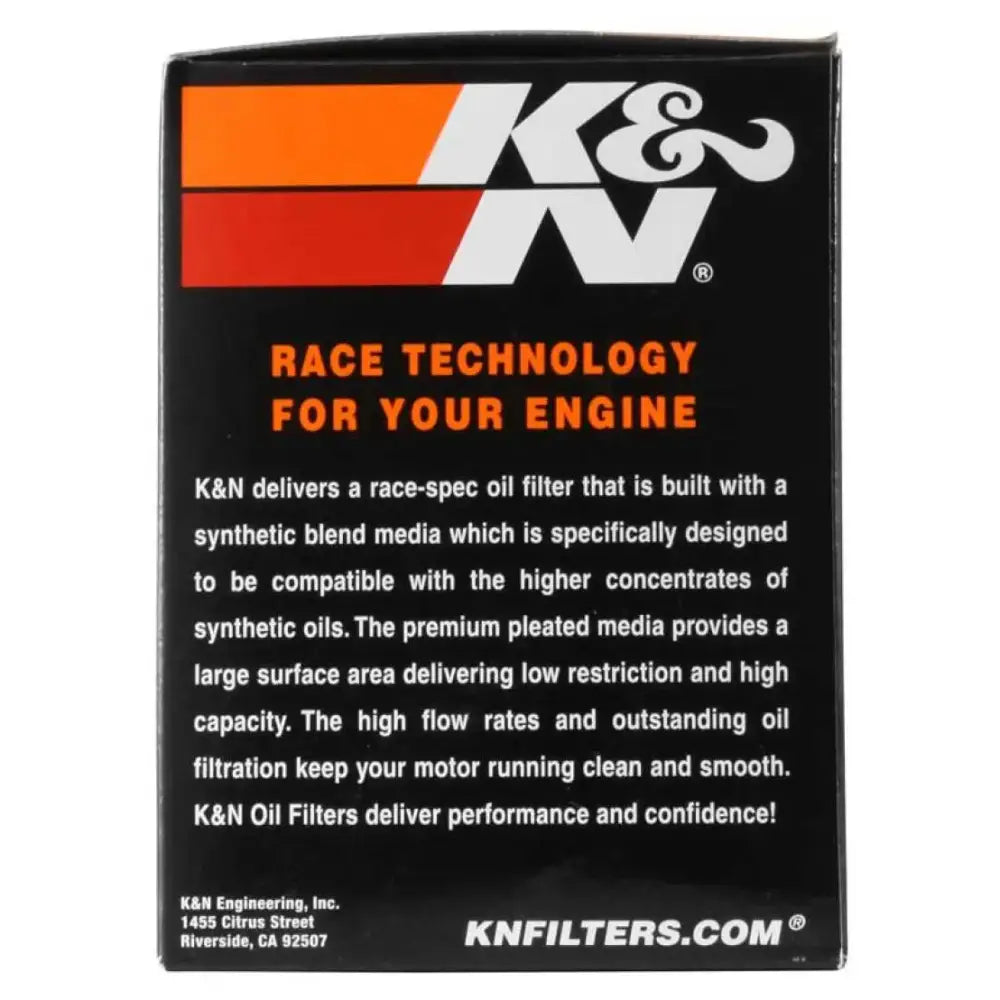 K&N oil filter box.