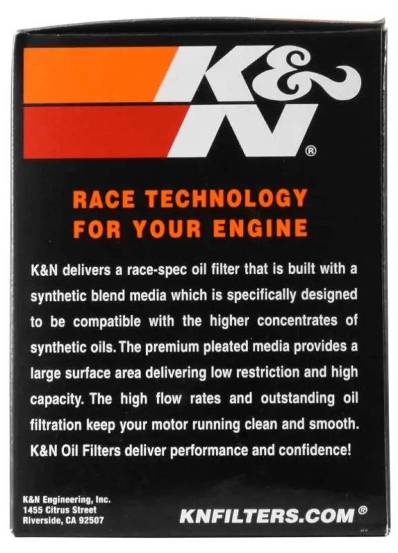 K&N oil filter box.