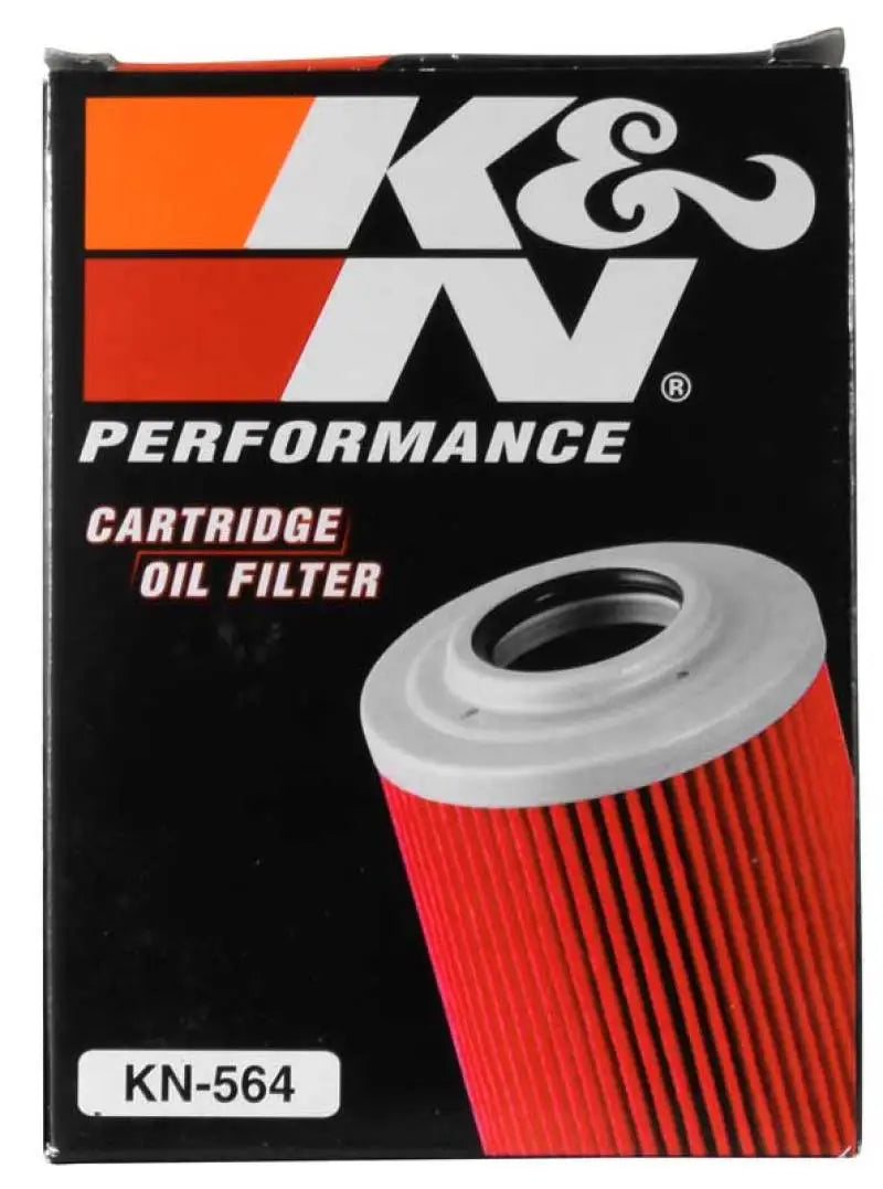 K&N cartridge oil filter.