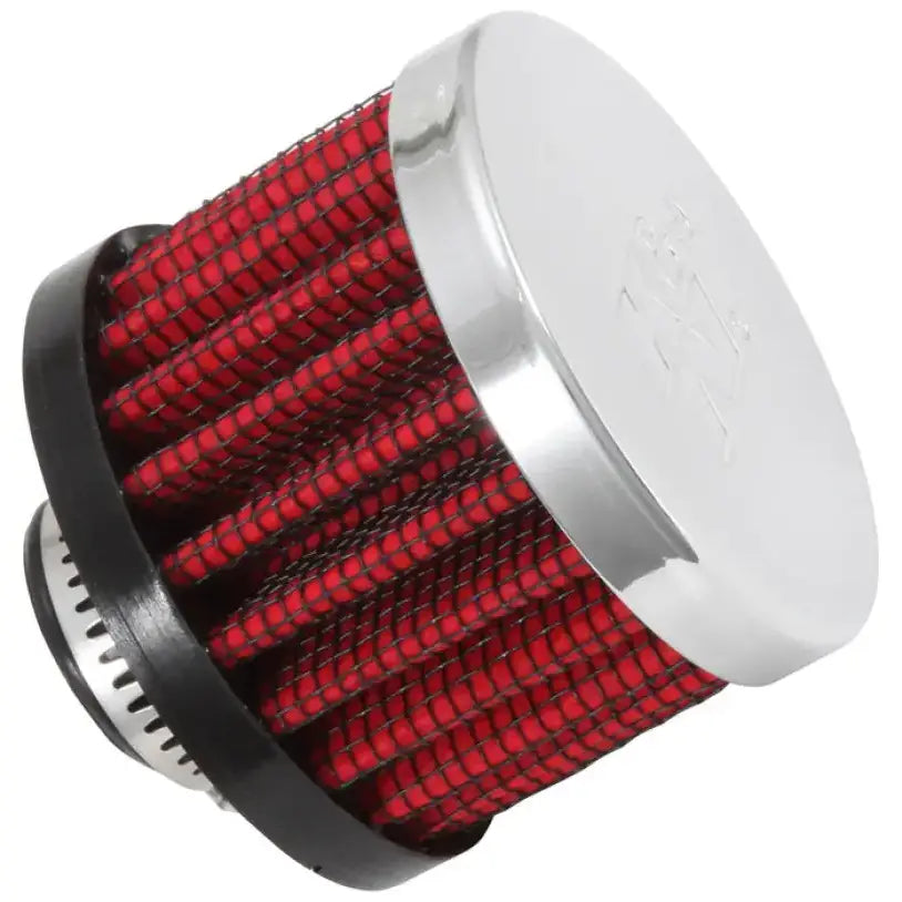 K&N Clamp On Rubber Base Crankcase Vent Filter 0.5in Flange ID 2in OD 1.5in Height - Truck & Automotive