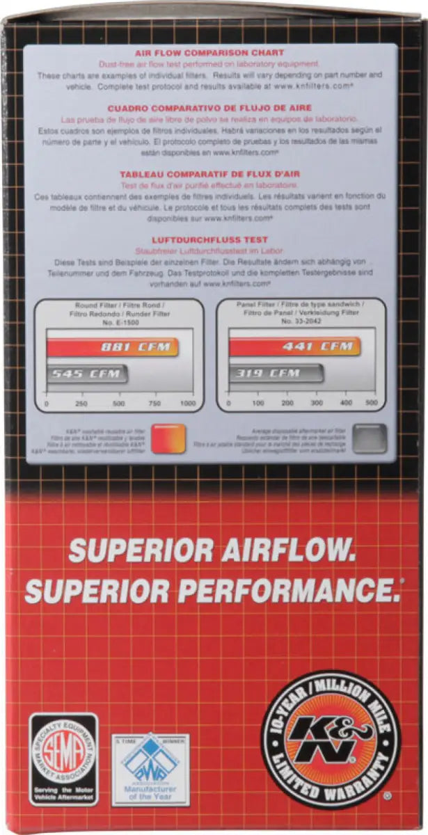 K&N Custom Round Filter 5-1/8in FLG / 9in OD x 4-1/8in HW/VENT - Truck & Automotive