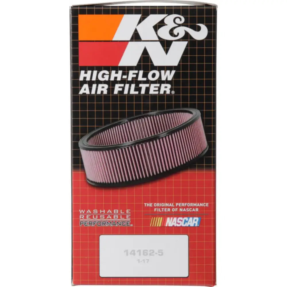 K&N Custom Round Filter 5-1/8in FLG / 9in OD x 4-1/8in HW/VENT - Truck & Automotive