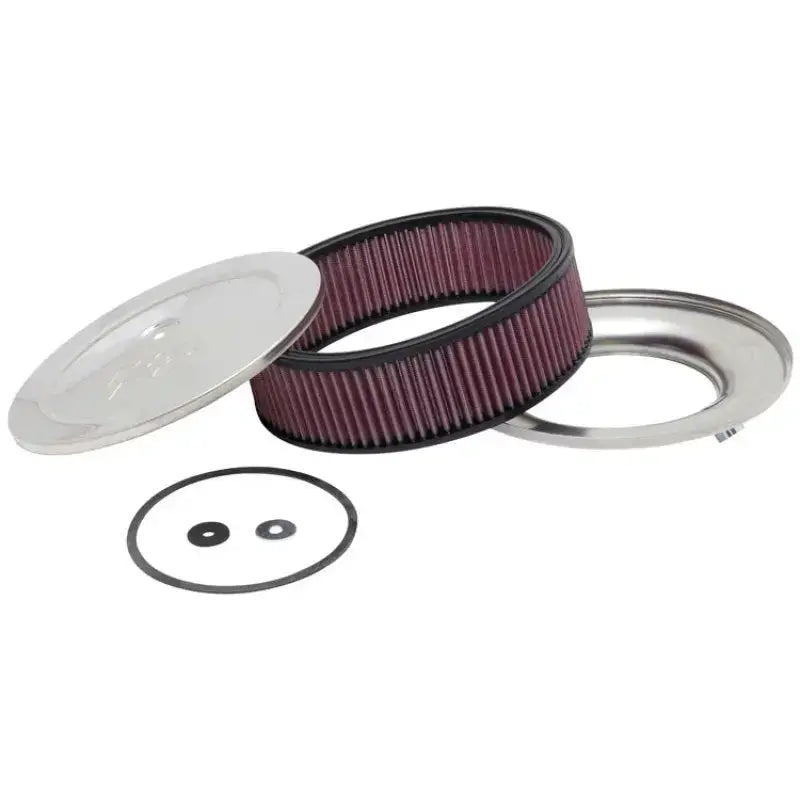 K&N Custom Round Filter 5-1/8in FLG / 9in OD x 4-1/8in HW/VENT - Truck & Automotive