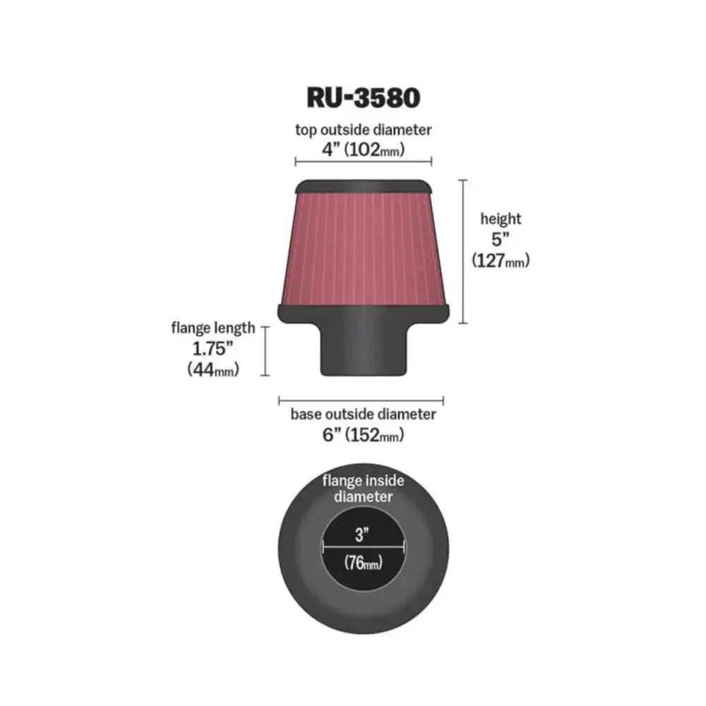 K&N Engineering RU-3580