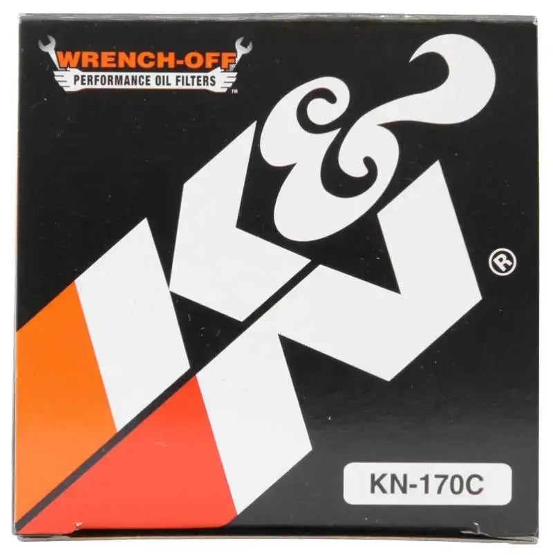 K&N Harley Davidson 3in OD x 4.063in H Chrome Oil Filter - Truck & Automotive