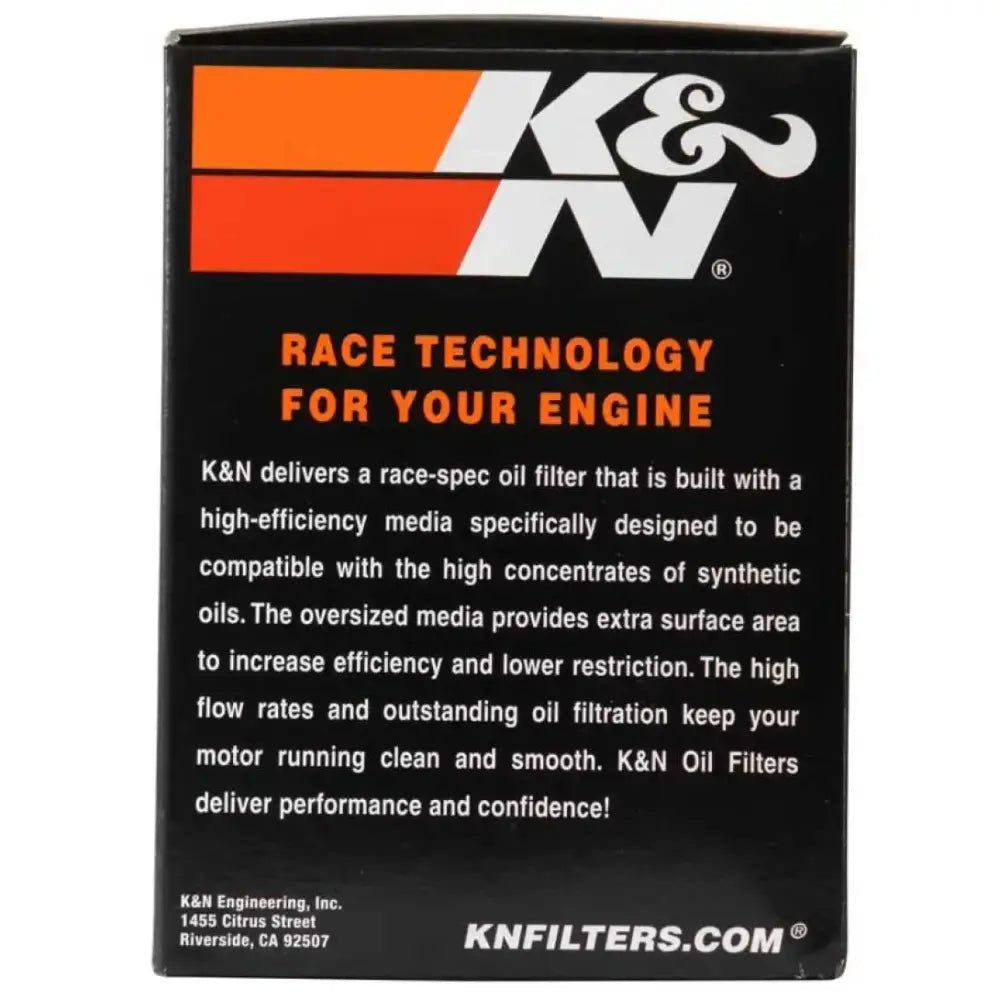 K&N Harley Davidson 3in OD x 4.063in H Oil Filter - Truck & Automotive