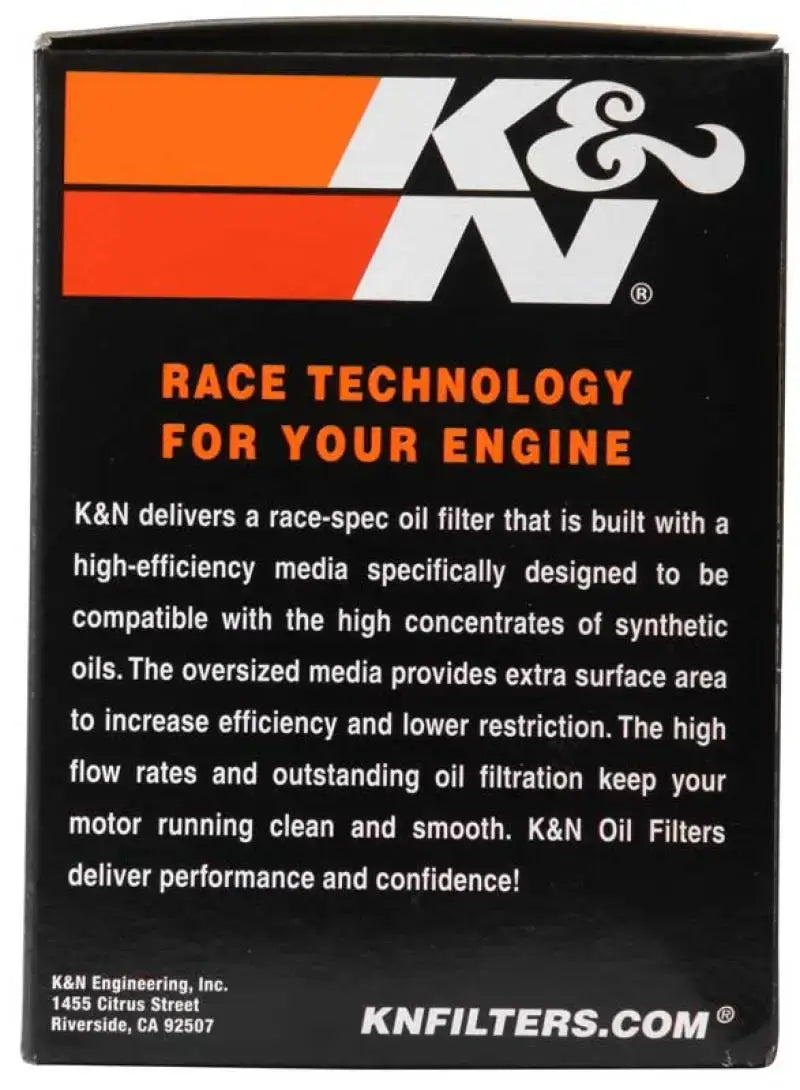 K&N Harley Davidson / Buell 3in OD x 4.063in H Black Oil Filter - Truck & Automotive