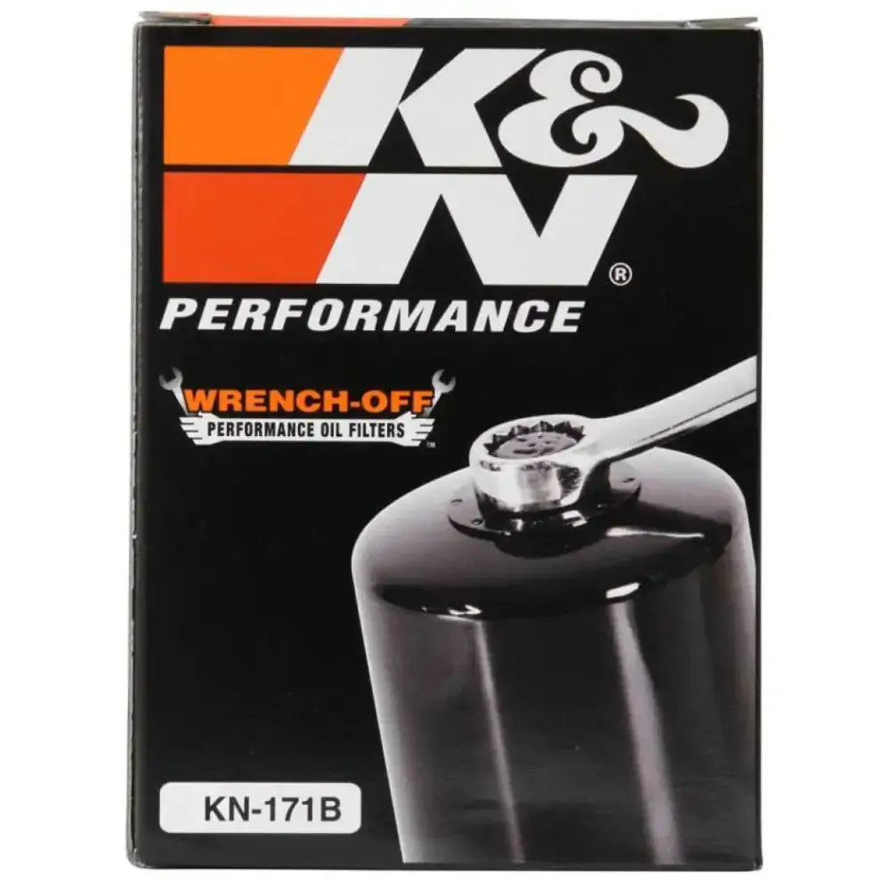 K&N Harley Davidson / Buell 3in OD x 4.063in H Black Oil Filter - Truck & Automotive