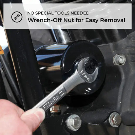 K&N Harley Davidson / Buell 3in OD x 4.063in H Chrome Oil Filter - Truck & Automotive