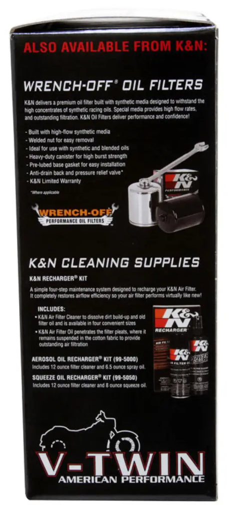 K&N Harley Davidson EVO 1990-1999 Air Filter - Truck & Automotive