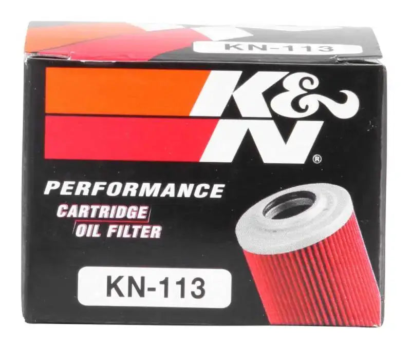 K&N Honda oil filter with cartridge design for high-performance engine protection