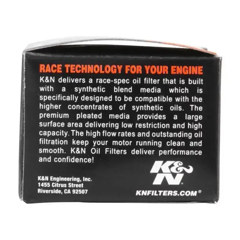 K&N oil filter box for K&N Honda 2.031in OD x 1.469in H oil filter
