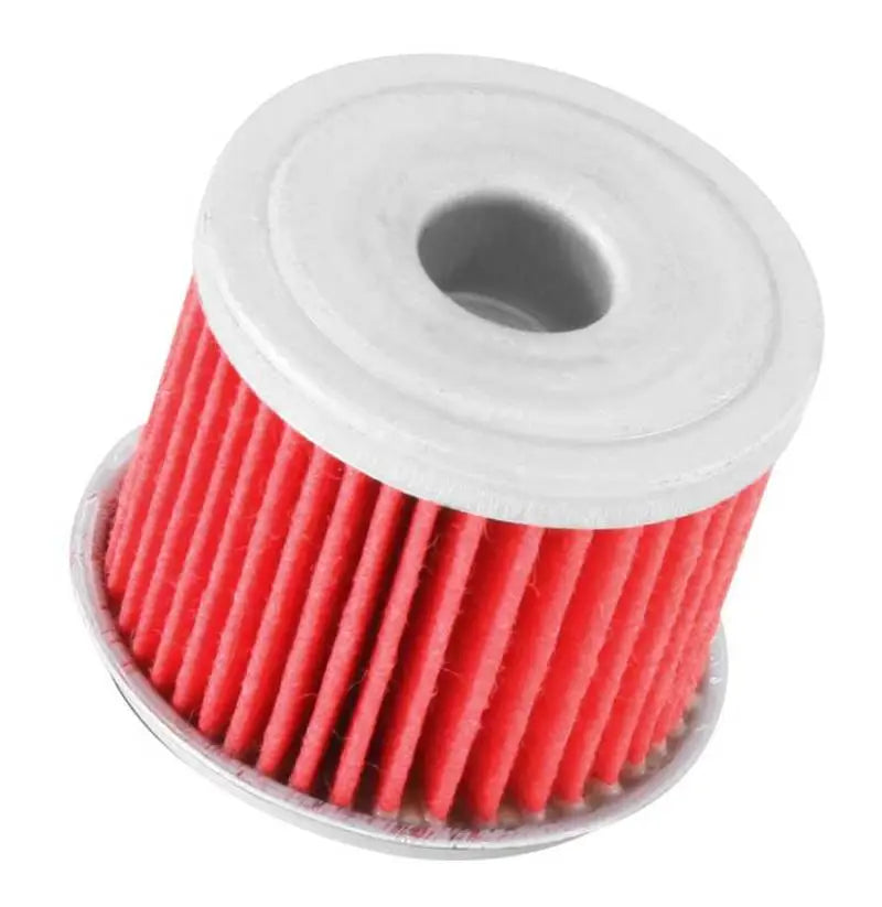 Red pleated oil filter for Honda Husqvarna K&N 1.625in OD x .438in ID x 1.406in H