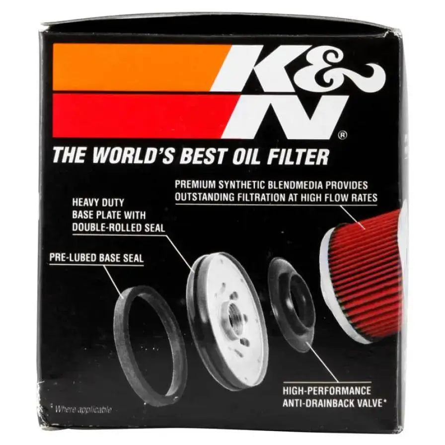 K&N Honda / Kawasaki 3.25in OD x 3.719in H Oil Filter - Truck & Automotive