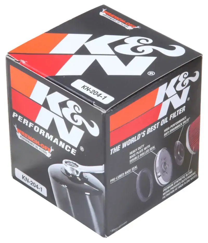 K&N Honda / Kawasaki / Arctic Cat / Suzuki / Triumph / Yamaha 2.594in OD x 2.813in H Oil Filter - Truck & Automotive