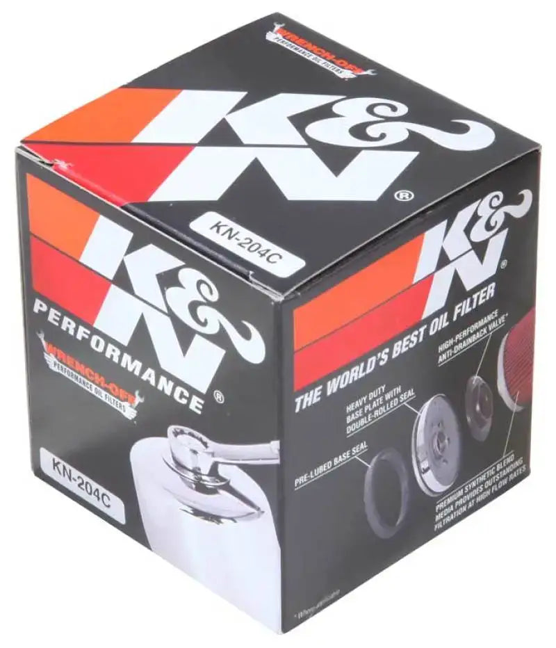 K&N Honda / Kawasaki / Arctic Cat / Suzuki / Triumph / Yamaha 2.688in OD x 2.969in H Oil Filter - Truck & Automotive
