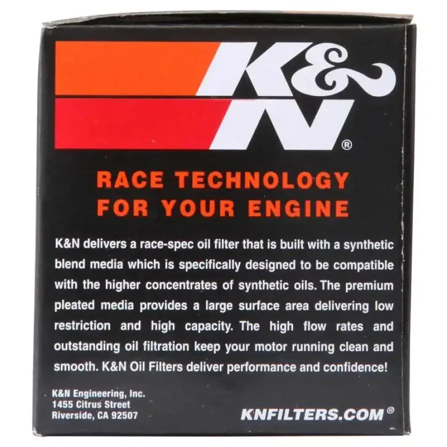 K&N Honda / Kawasaki / Arctic Cat / Suzuki / Triumph / Yamaha 2.688in OD x 2.969in H Oil Filter - Truck & Automotive