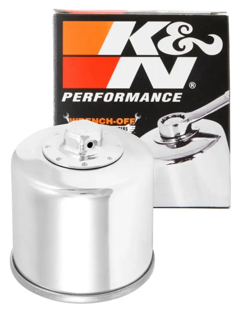 K&N Honda / Kawasaki / Arctic Cat / Suzuki / Triumph / Yamaha 2.688in OD x 2.969in H Oil Filter - Truck & Automotive