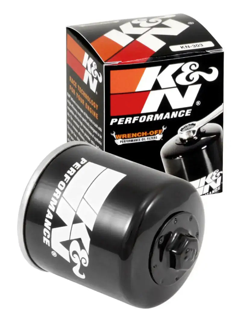 K&N Honda / Kawasaki / Yamaha / Polaris / Victory 2.688in OD x 3.344in H Oil Filter - Truck & Automotive