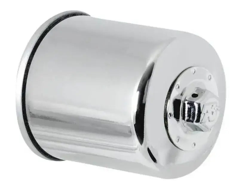 K&N Honda / Kawasaki / Yamaha / Polaris / Victory 2.688in OD x 3.344in H Oil Filter - Chrome - Truck & Automotive