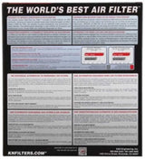 K&N Hyundai Genesis Coupe 2.0T/3.8 Drop In Air Filter 