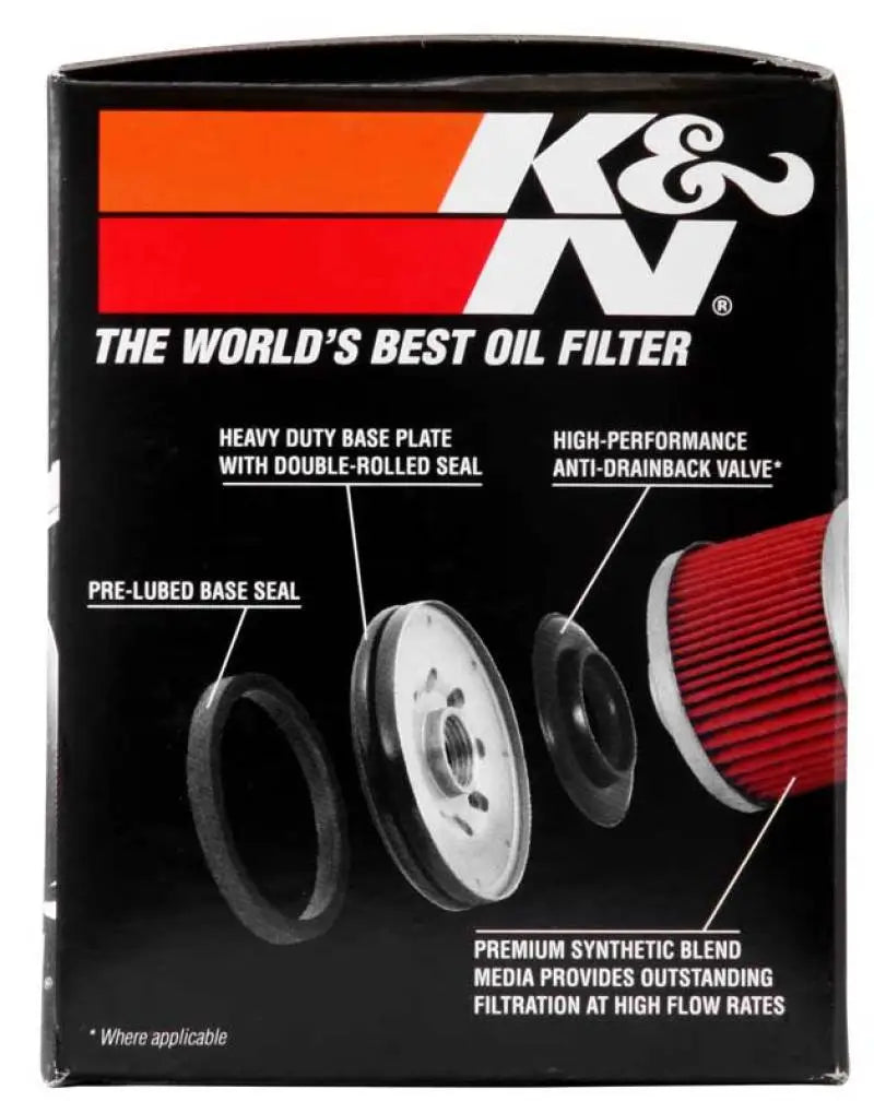 K&N Kawasaki 2.688in OD x 2.781in H Oil Filter - Truck & Automotive