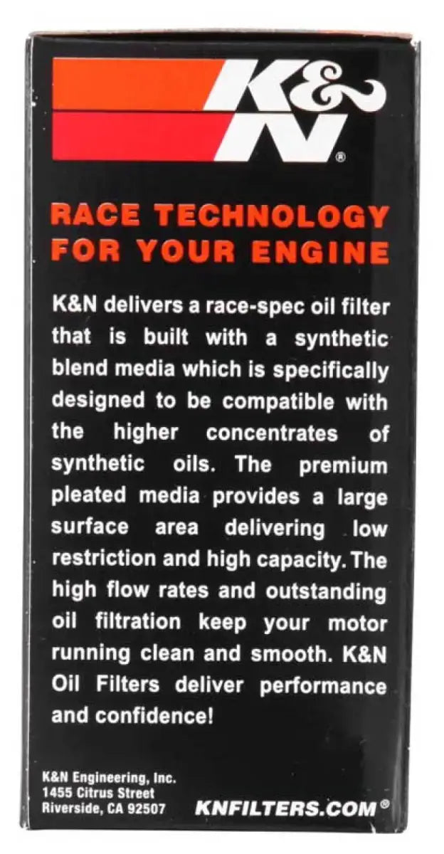 K&N KTM / Husaberg / Betamotor / Polaris 1.625in OD x 0.438in ID 2.719in H Oil Filter - Truck & Automotive