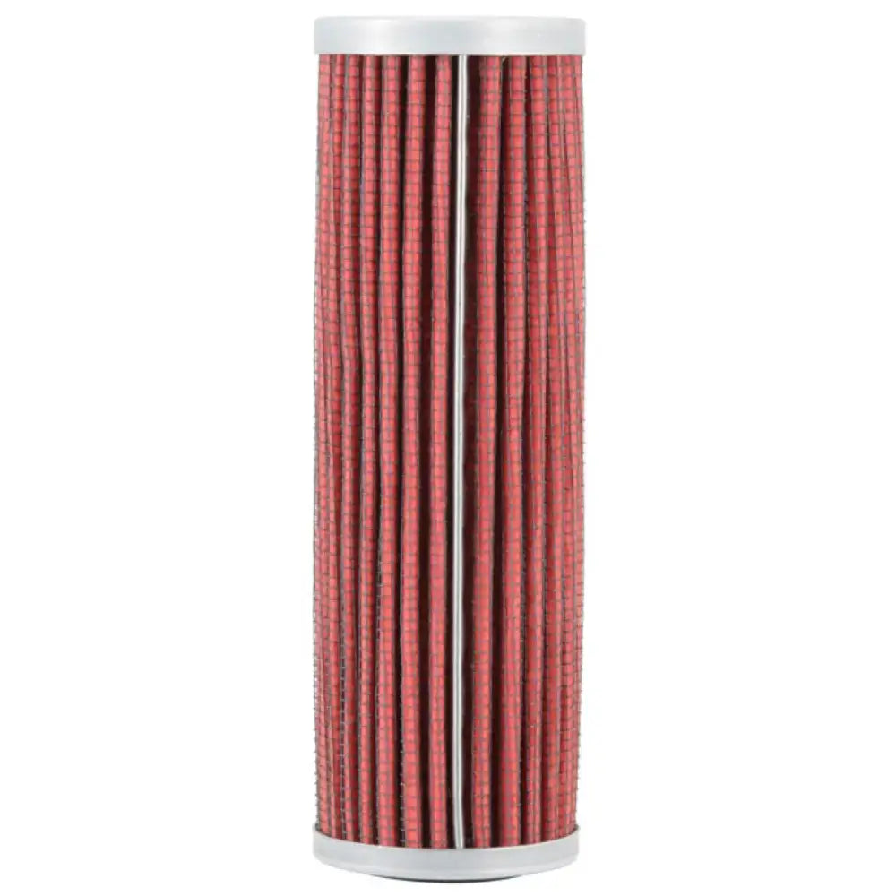 K&N Oil Filter 1.625in OD x 5.063in H for Powersports, motorcycle, ATV, RV, automotive, off-road, marine, truck accessories, high flow, synthetic filter media.
