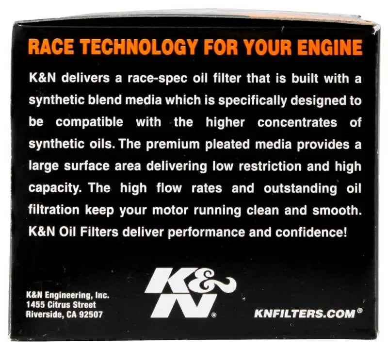 K&N Oil Filter for 2005-2014 BMW K1200 GT/R/RS/S/ K1300 GT/R/S/ R1200 GS/R/RT S1000RR - Truck & Automotive