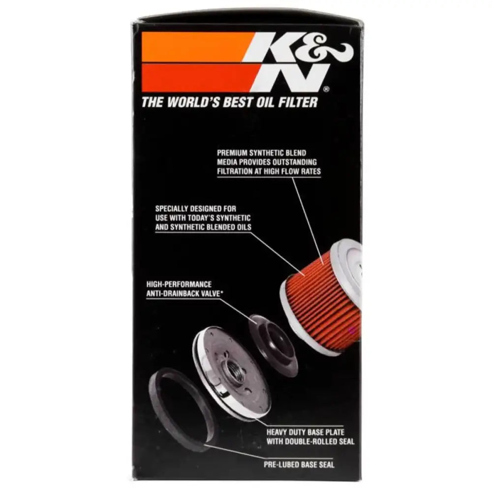 K&N Oil Filter box for Harley Davidson FX models, high-quality oil filter for bikes