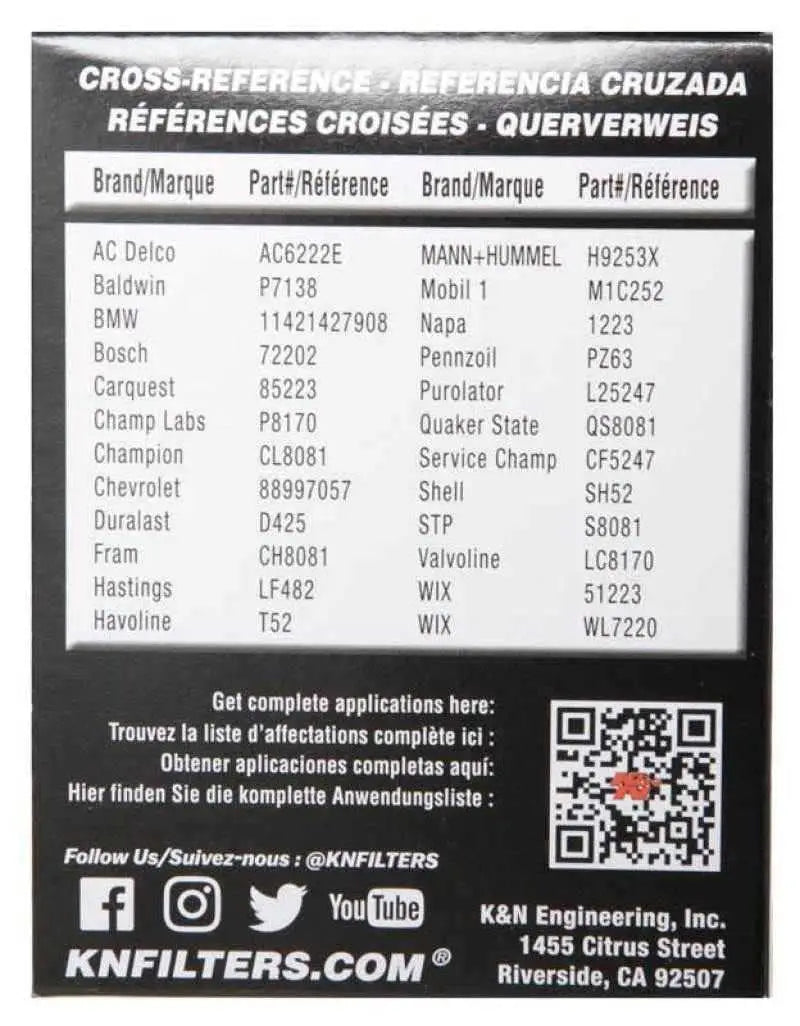 K&N Engineering HP-7007