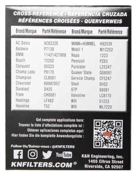 K&N Engineering HP-7007