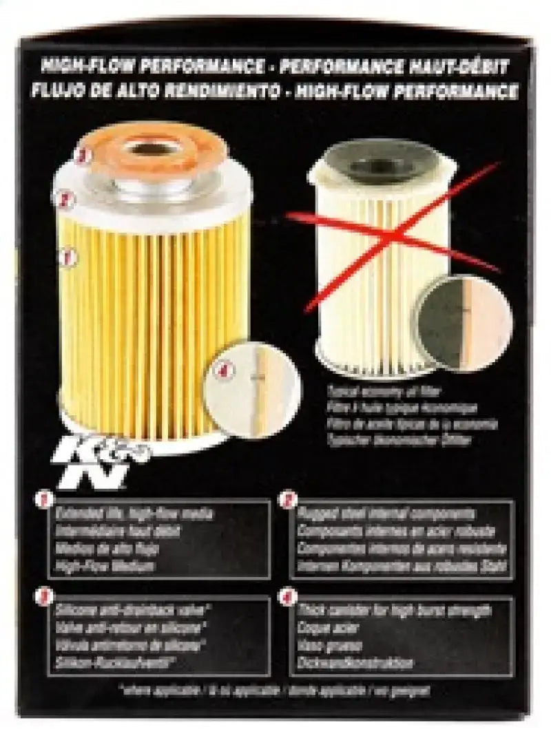 K&N Oil Filter OIL FILTER; AUTOMOTIVE - Truck & Automotive
