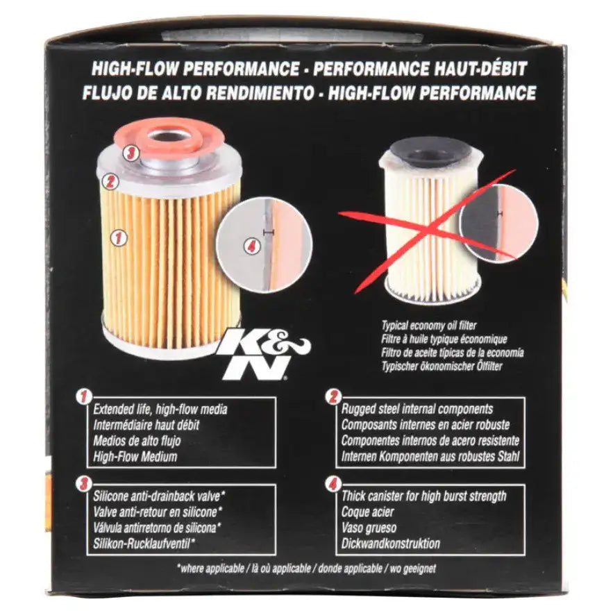 K&N Oil Filter OIL FILTER; AUTOMOTIVE - Truck & Automotive