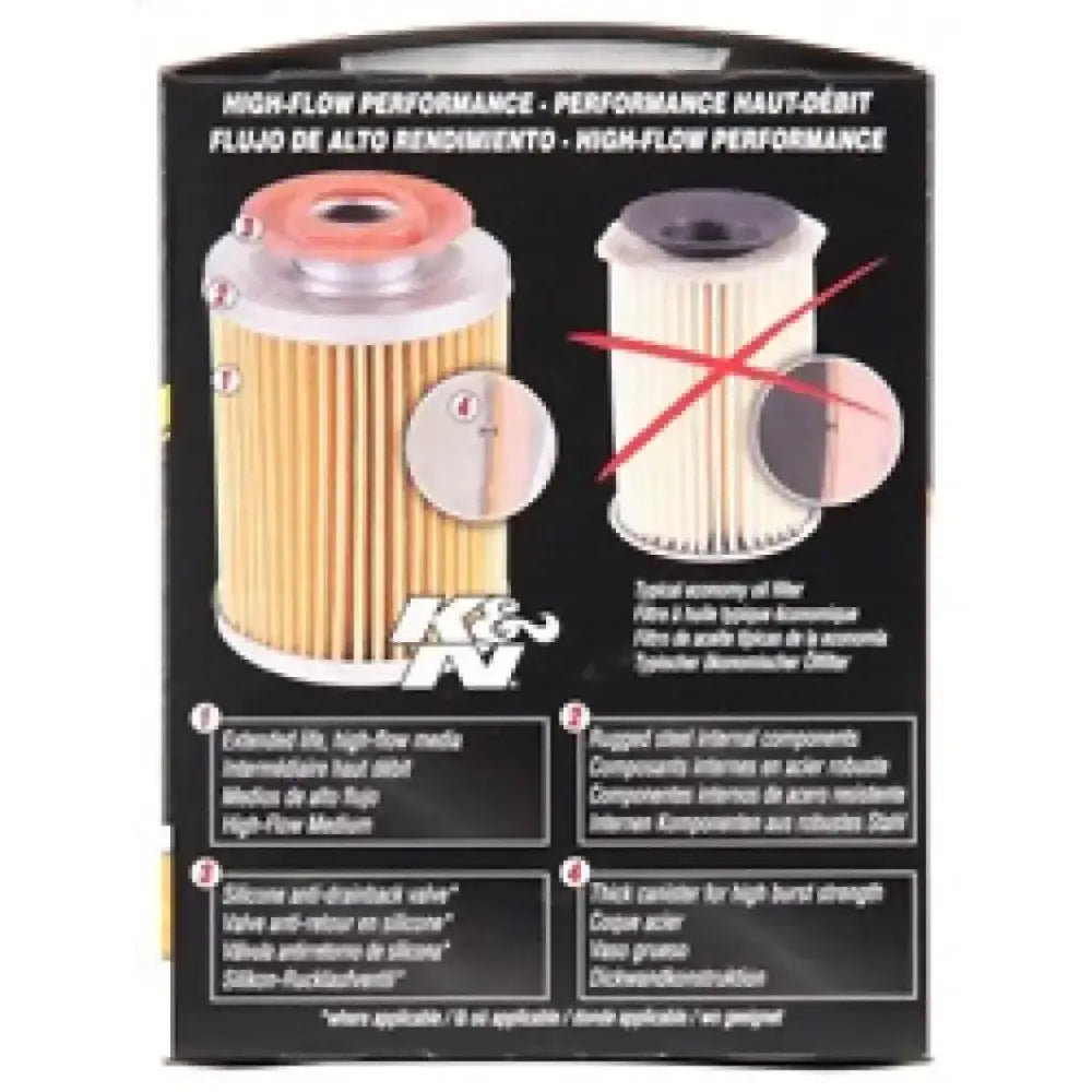 K&N Oil Filter OIL FILTER; AUTOMOTIVE - Truck & Automotive