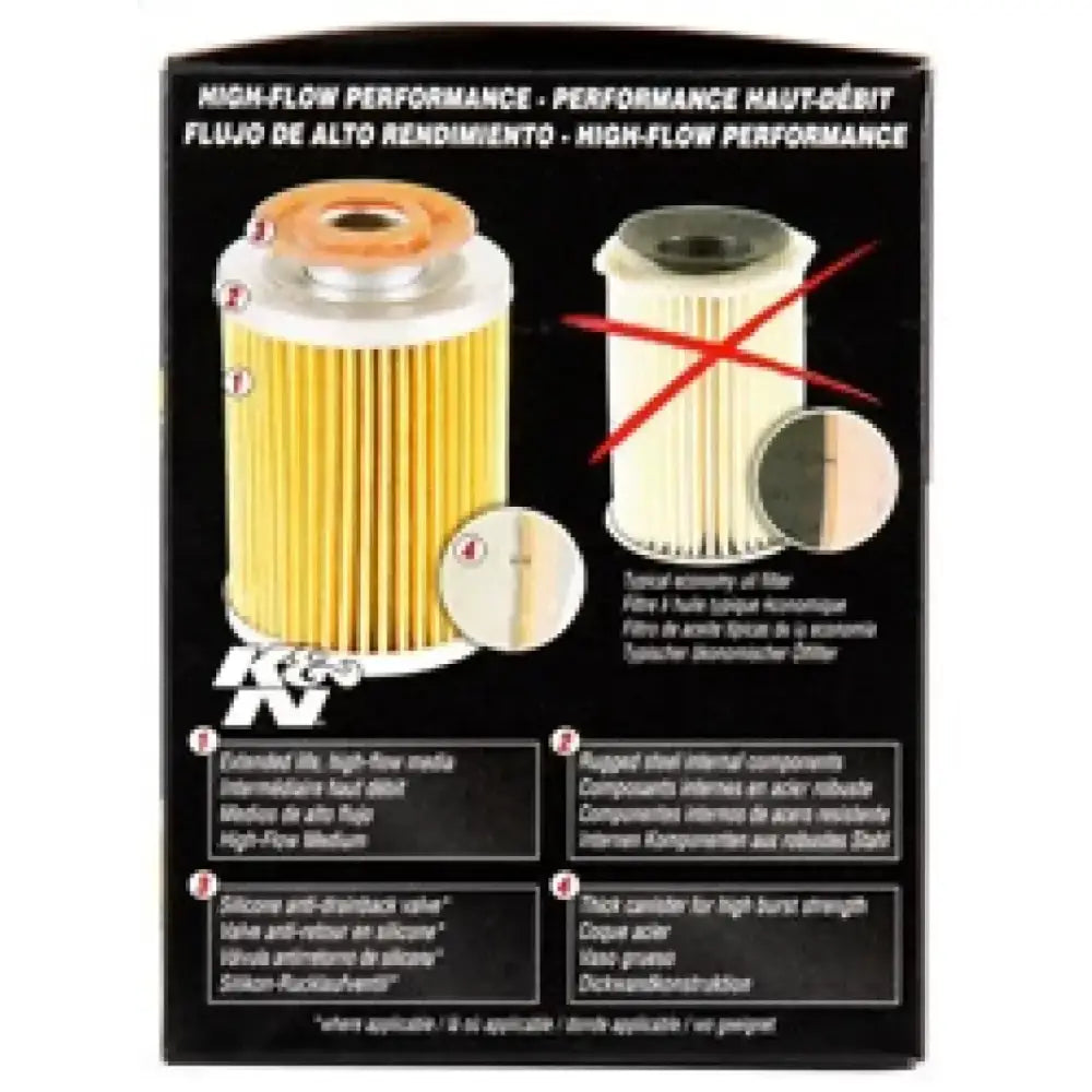 K&N Oil Filter OIL FILTER; AUTOMOTIVE - Truck & Automotive