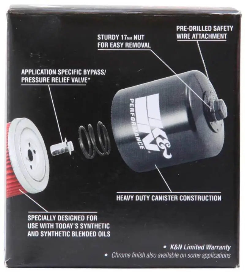 K&N Oil Transmission Filter Powersports - Canister - Truck & Automotive