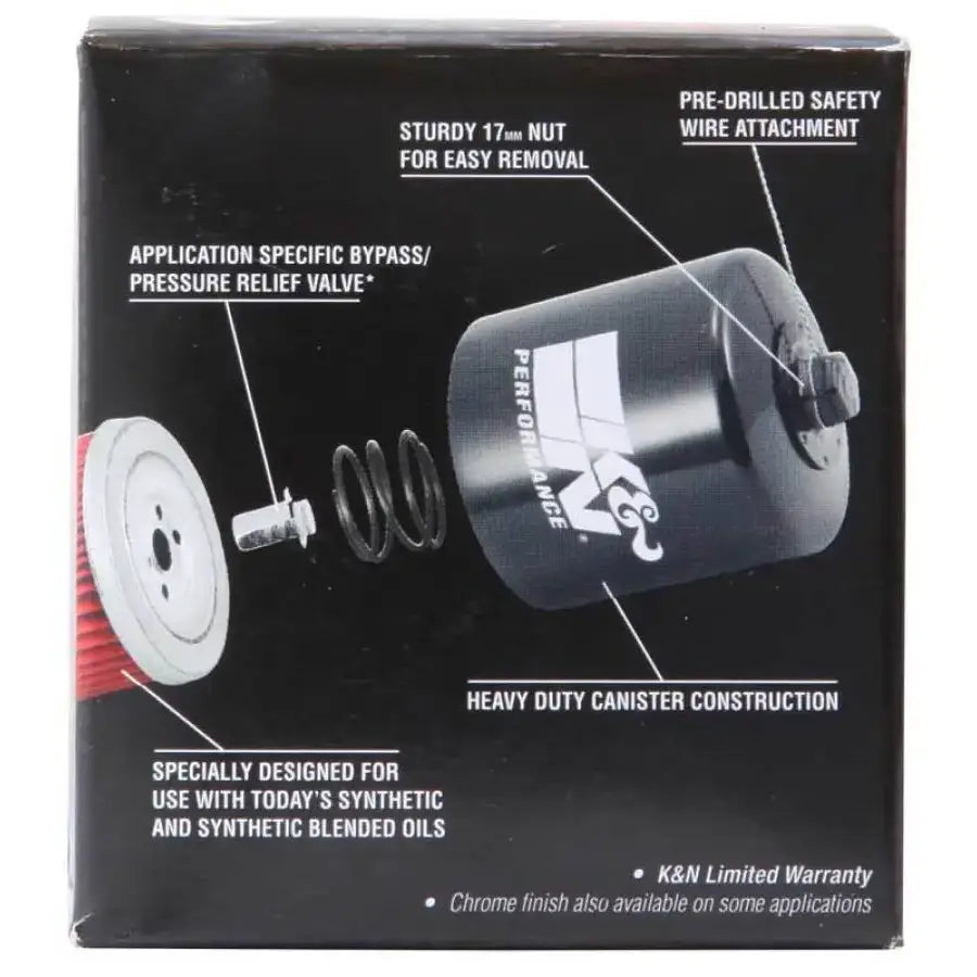 K&N Oil Transmission Filter Powersports - Canister - Truck & Automotive