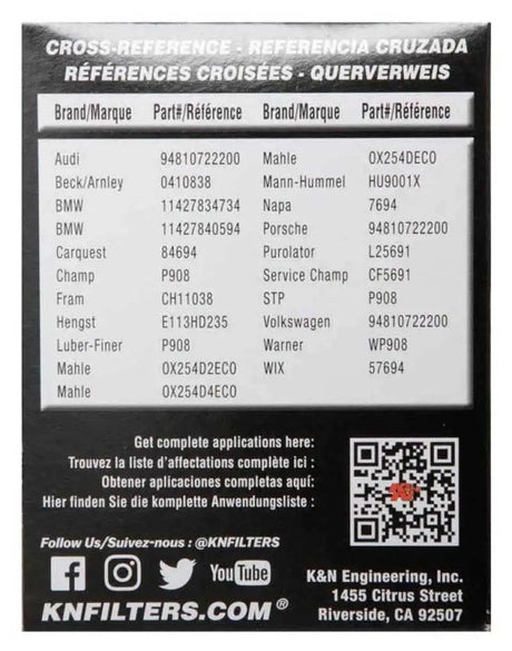 K&N Engineering HP-7032