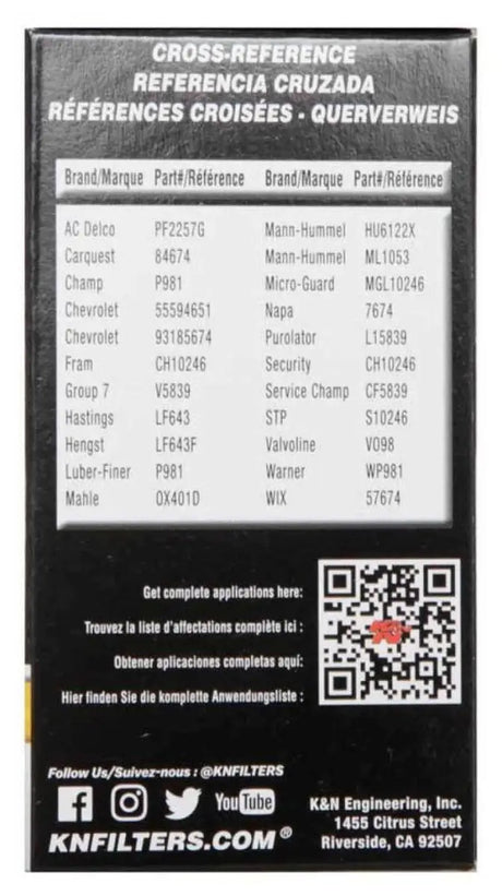 K&N Engineering HP-7027